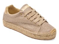 Pantofi REPLAY aurii, WF2224S, din piele ecologica