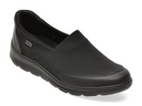 Pantofi RIEKER negri, Z0054, din material textil