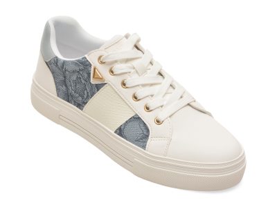 Pantofi sport ALDO albi, SADDIE 407, din piele ecologica