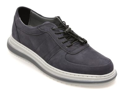 Pantofi sport BITE THE BULLET bleumarin, OY5160, din piele naturala