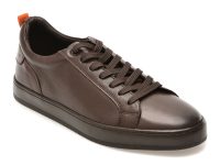 Pantofi sport BITE THE BULLET maro, HRZ09, din piele naturala