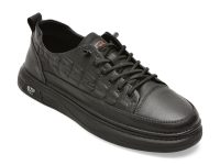 Pantofi sport BITE THE BULLET negri, A76021, din piele naturala