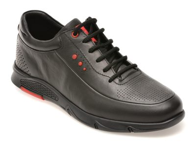 Pantofi sport BITE THE BULLET negri, CASPER 12, din piele naturala