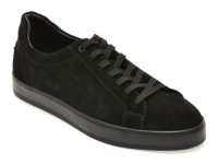 Pantofi sport BITE THE BULLET negri, HRZ019, din piele intoarsa