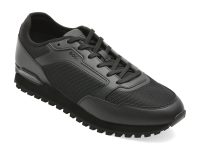 Pantofi sport BOSS negri, 7903, din material textil