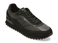 Pantofi sport BOSS negri, 8929, din piele ecologica