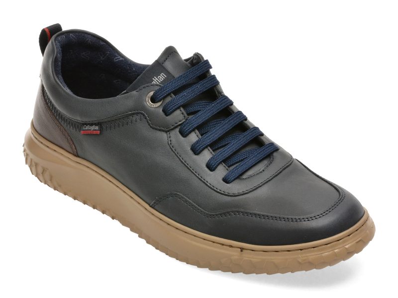Pantofi sport CALLAGHAN bleumarin, 60802, din piele naturala