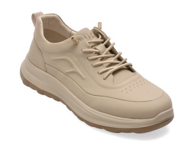 Pantofi sport EPICA gri, T2530, din piele naturala