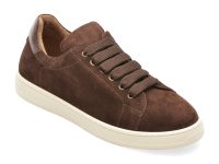 Pantofi sport EPICA maro, 1001338, din piele intoarsa