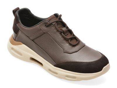 Pantofi sport EPICA maro, T26128, din piele naturala