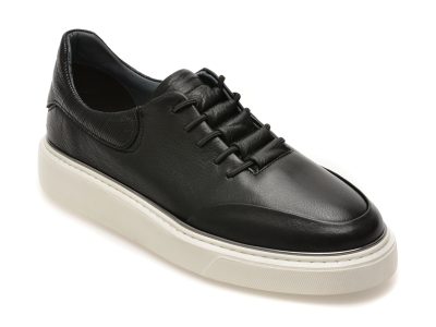 Pantofi sport EPICA negri, NV100, din piele naturala