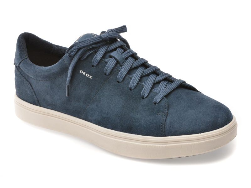 Pantofi sport GEOX albastri, U65LDD, din piele intoarsa