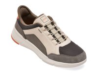 Pantofi sport GEOX gri, U659KA, din piele ecologica