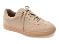 Pantofi sport GEOX bej, U65LDC, din piele intoarsa