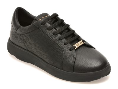 Pantofi sport GEOX negri, D663TA, din piele naturala