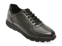 Pantofi sport GEOX negri, U45GRA, din piele naturala