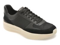 Pantofi sport GEOX negri, U656KA, din material textil