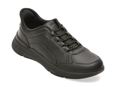Pantofi sport GEOX negri, U659KA, din piele ecologica