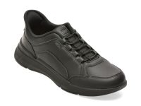 Pantofi sport GEOX negri, U659KA, din piele ecologica