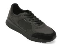 Pantofi sport GEOX negri, U65LCB, din piele ecologica