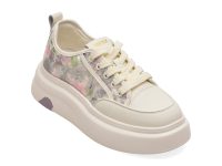 Pantofi sport GRYXX albi, 25388, din material textil