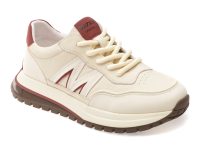 Pantofi sport GRYXX albi, 80029, din piele naturala