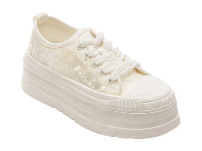 Pantofi sport GRYXX albi, C1190, din material textil
