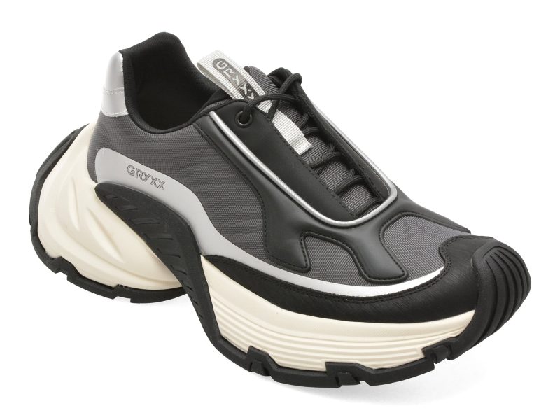 Pantofi sport GRYXX gri, 1230, din material textil