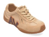 Pantofi sport GRYXX gri, C61203, din piele intoarsa