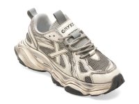 Pantofi sport GRYXX gri, Y507, din material textil si piele naturala