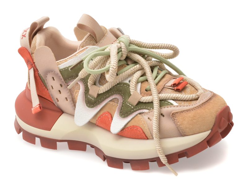 Pantofi sport GRYXX multicolor, 1819, din material textil si piele naturala
