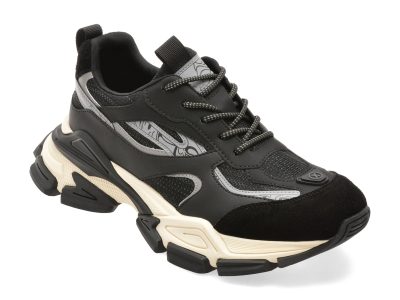 Pantofi sport GRYXX negri, 11003, din piele naturala