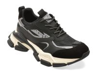 Pantofi sport GRYXX negri, 11003, din piele naturala