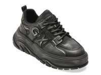 Pantofi sport GRYXX negri, 11028, din piele naturala