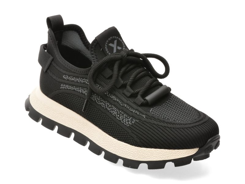 Pantofi sport GRYXX negri, 5212, din material textil