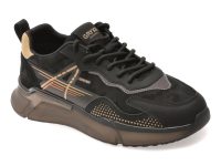 Pantofi sport GRYXX negri, 5568, din piele ecologica