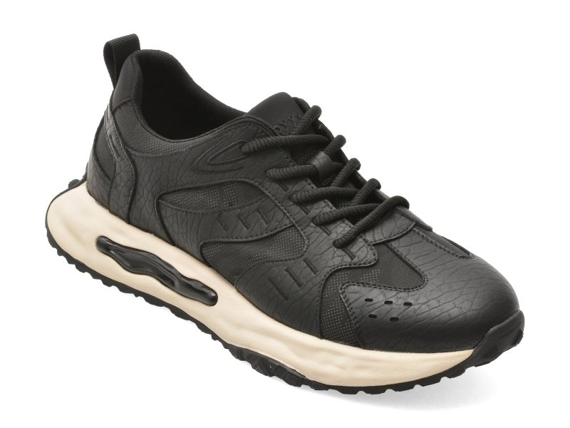 Pantofi sport GRYXX negri, 63515, din material textil