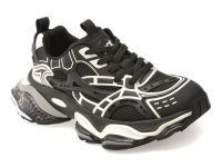 Pantofi sport GRYXX negri, 66601, din material textil