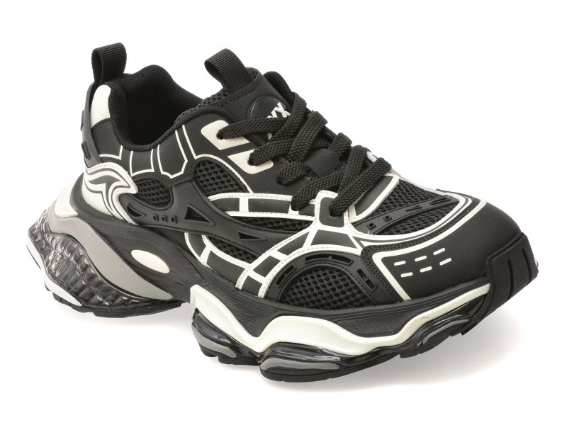 Pantofi sport GRYXX negri, 66601, din material textil
