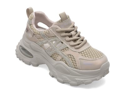 Pantofi sport GRYXX nude, 979, din piele naturala