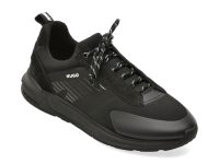 Pantofi sport HUGO negri, 3769, din material textil