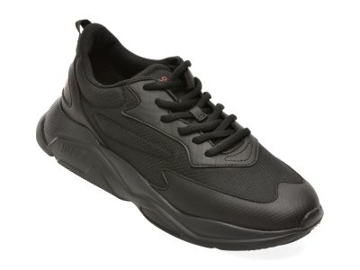 Pantofi sport HUGO negri, 6960, din material textil