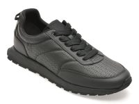 Pantofi sport HUGO negri, 7854, din material textil
