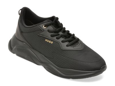 Pantofi sport HUGO negri, 7985, din material textil