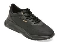 Pantofi sport HUGO negri, 7985, din material textil