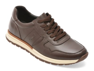 Pantofi sport OTTER maro, 63512, din piele naturala