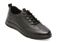 Pantofi sport OTTER negri, 651912, din piele naturala