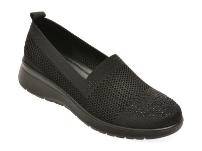 Pantofi sport PASS COLLECTION negri, J860024, din material textil