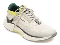 Pantofi sport PEPE JEANS albi, MS60019, din material textil