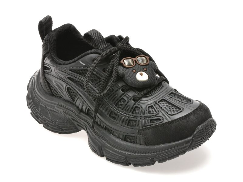 Pantofi sport SELECTION KIDS negri, 2585, din material textil